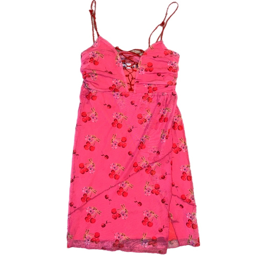 Urban Outfitters Pink cherry dress🍒